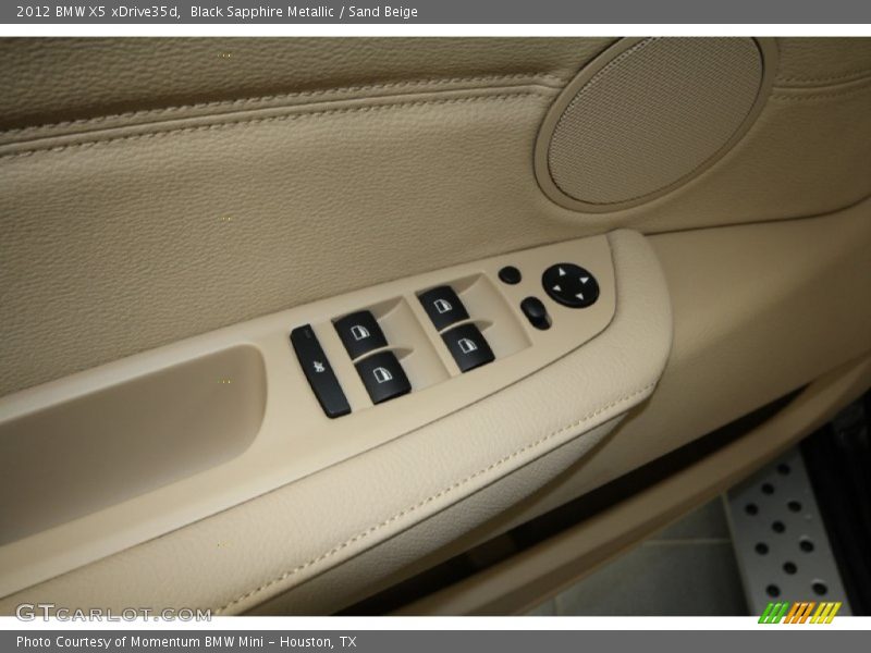 Black Sapphire Metallic / Sand Beige 2012 BMW X5 xDrive35d