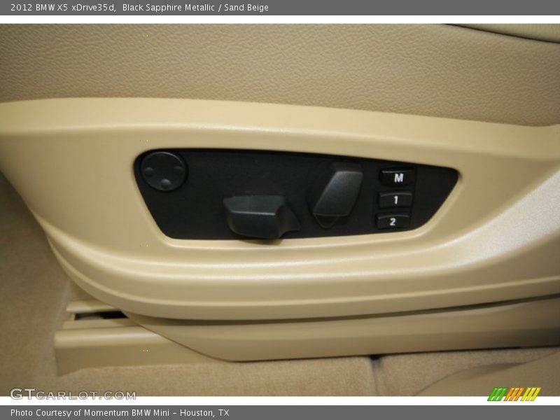 Black Sapphire Metallic / Sand Beige 2012 BMW X5 xDrive35d