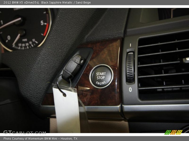Black Sapphire Metallic / Sand Beige 2012 BMW X5 xDrive35d