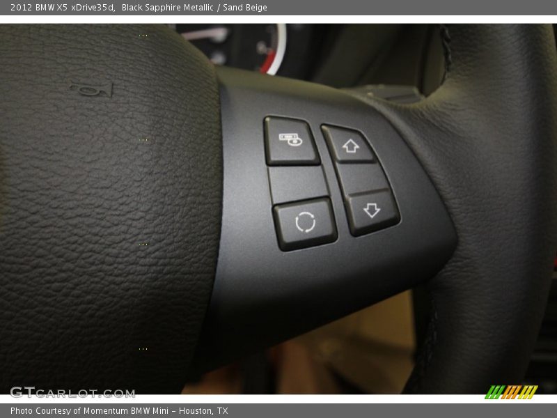 Black Sapphire Metallic / Sand Beige 2012 BMW X5 xDrive35d