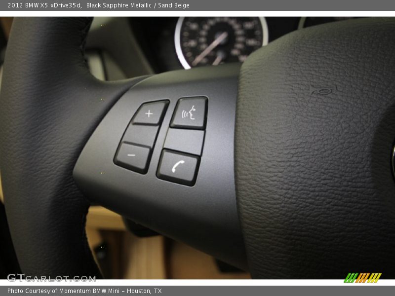 Black Sapphire Metallic / Sand Beige 2012 BMW X5 xDrive35d