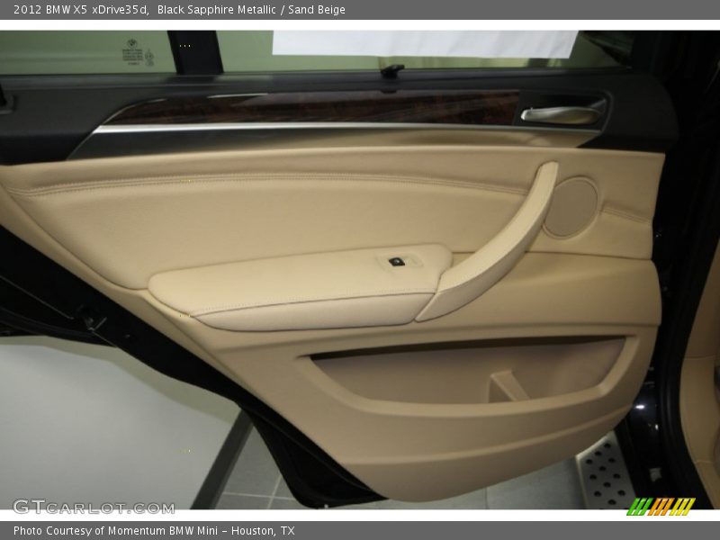 Black Sapphire Metallic / Sand Beige 2012 BMW X5 xDrive35d