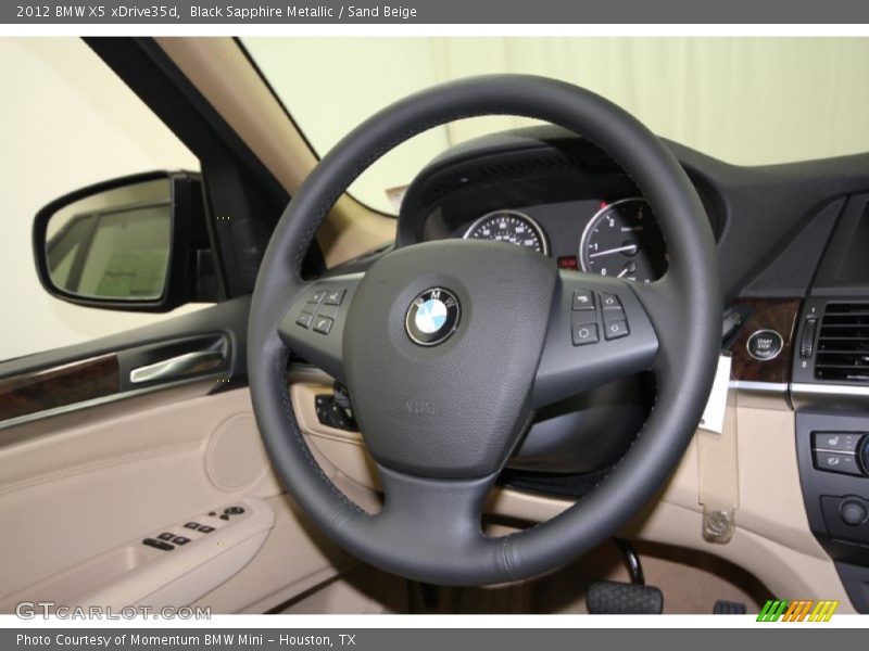 Black Sapphire Metallic / Sand Beige 2012 BMW X5 xDrive35d