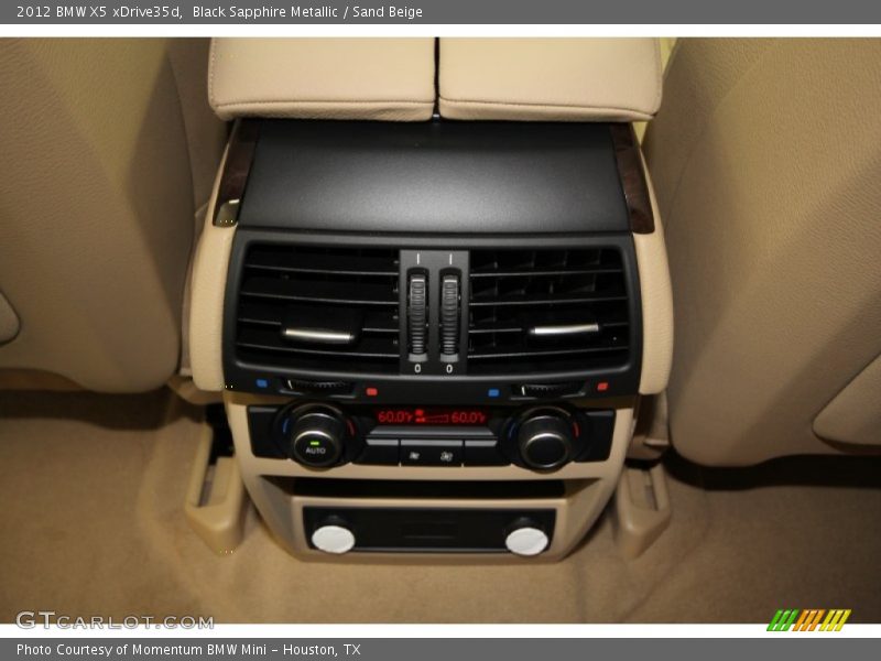 Black Sapphire Metallic / Sand Beige 2012 BMW X5 xDrive35d