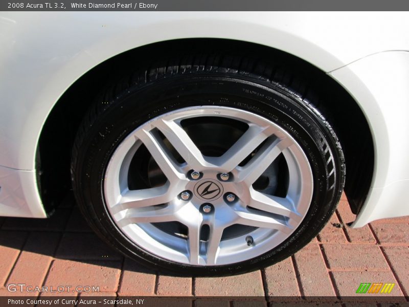 White Diamond Pearl / Ebony 2008 Acura TL 3.2