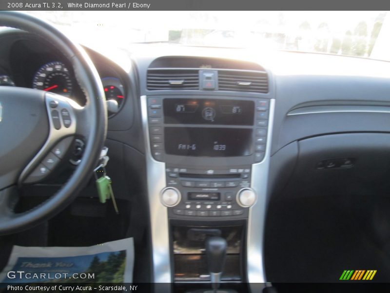 White Diamond Pearl / Ebony 2008 Acura TL 3.2