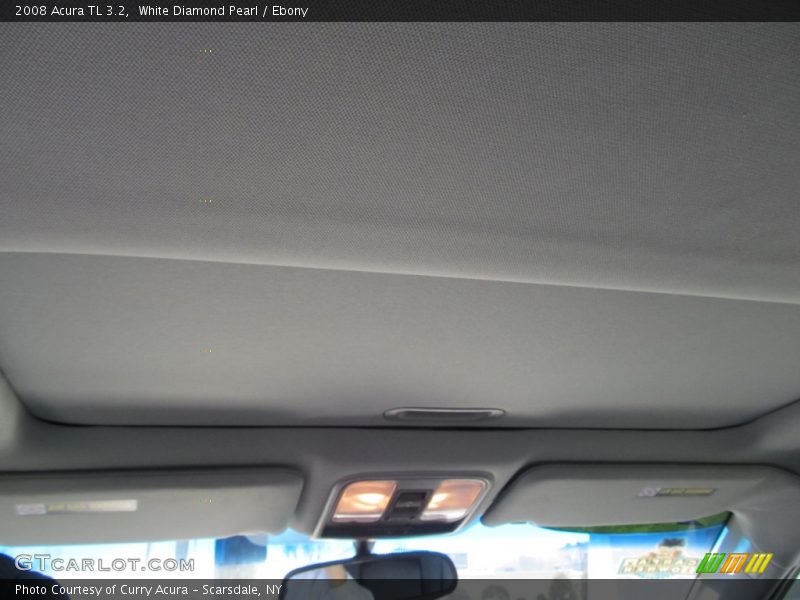 White Diamond Pearl / Ebony 2008 Acura TL 3.2