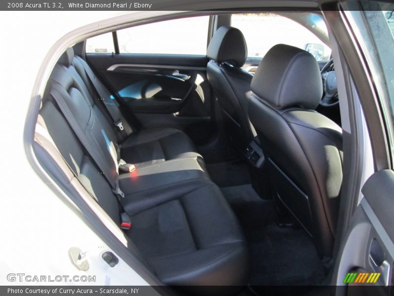 White Diamond Pearl / Ebony 2008 Acura TL 3.2