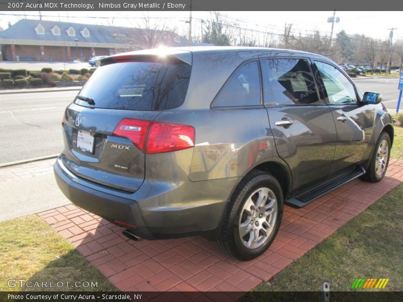 Nimbus Gray Metallic / Ebony 2007 Acura MDX Technology