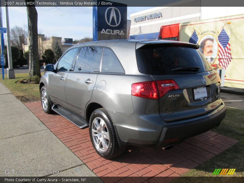 Nimbus Gray Metallic / Ebony 2007 Acura MDX Technology