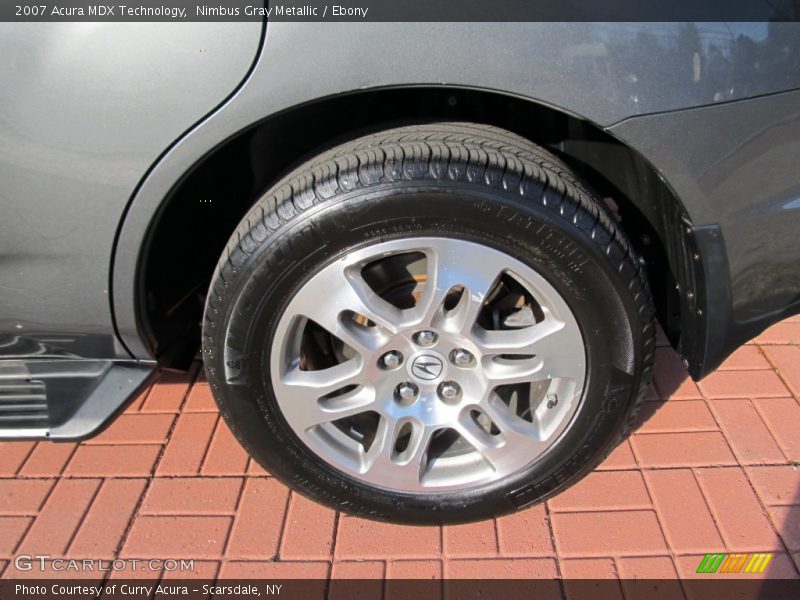 Nimbus Gray Metallic / Ebony 2007 Acura MDX Technology