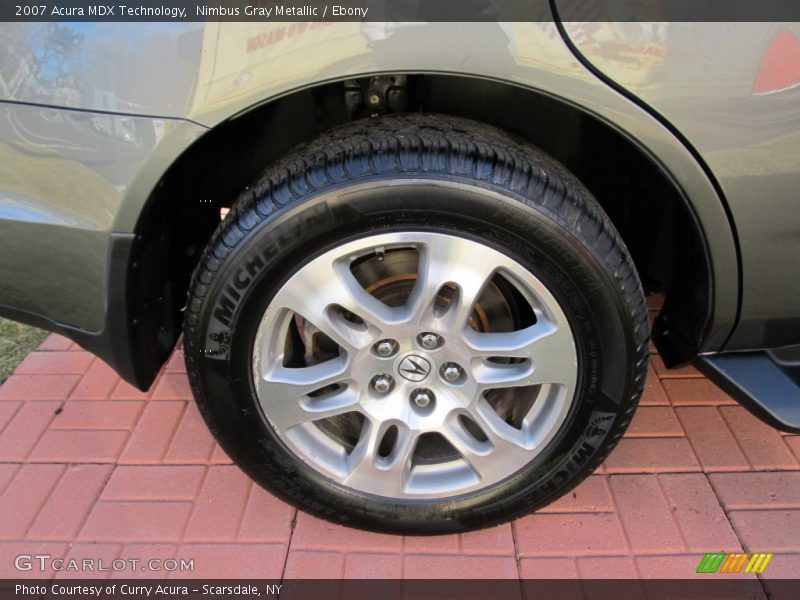 Nimbus Gray Metallic / Ebony 2007 Acura MDX Technology