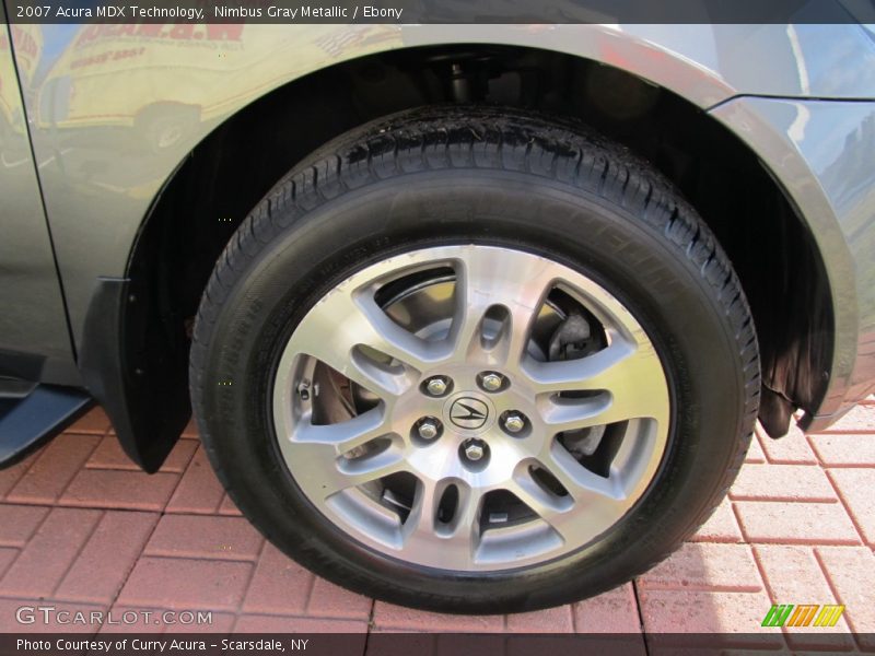 Nimbus Gray Metallic / Ebony 2007 Acura MDX Technology