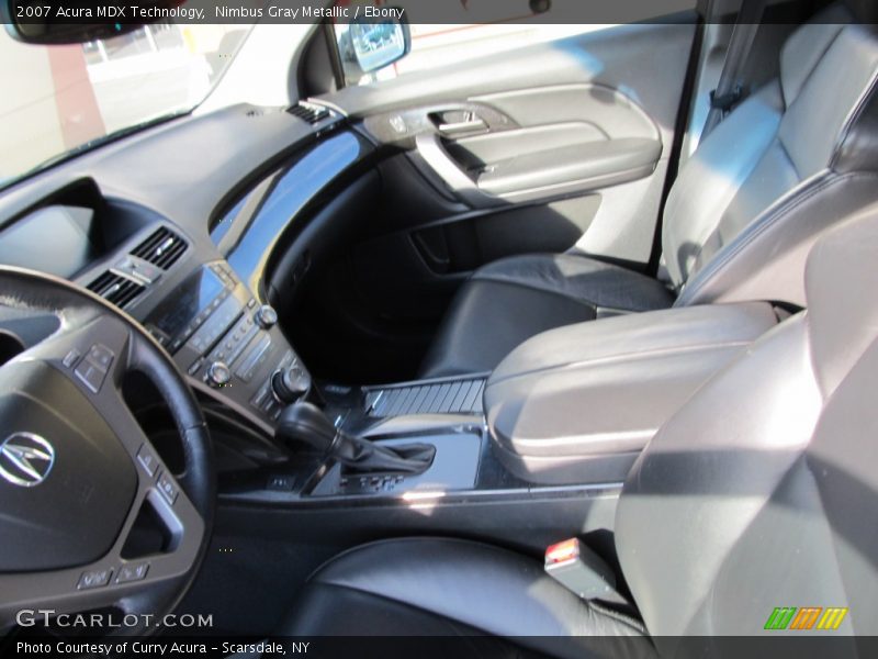 Nimbus Gray Metallic / Ebony 2007 Acura MDX Technology