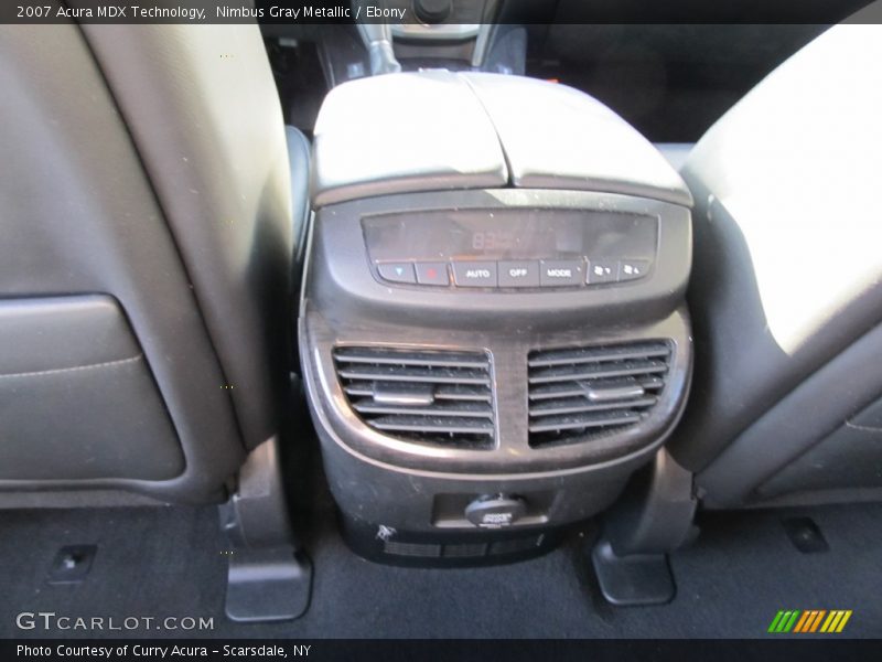 Nimbus Gray Metallic / Ebony 2007 Acura MDX Technology