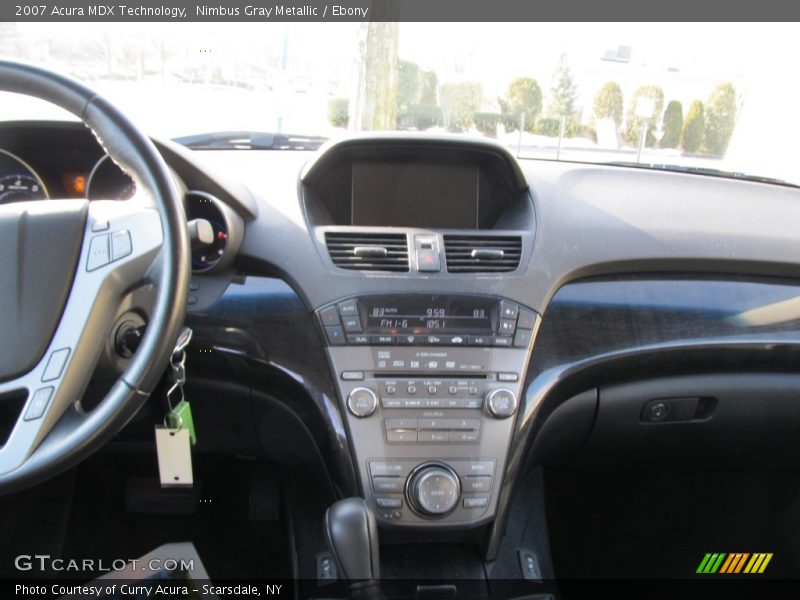 Nimbus Gray Metallic / Ebony 2007 Acura MDX Technology
