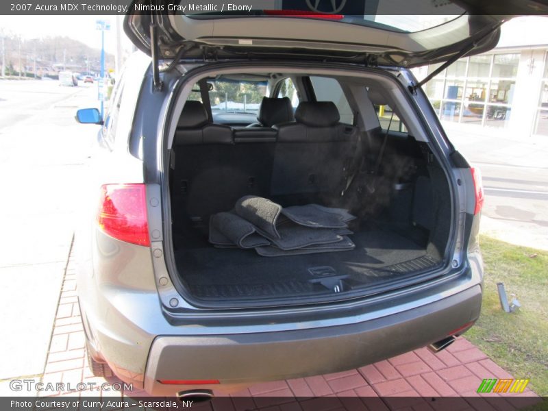 Nimbus Gray Metallic / Ebony 2007 Acura MDX Technology