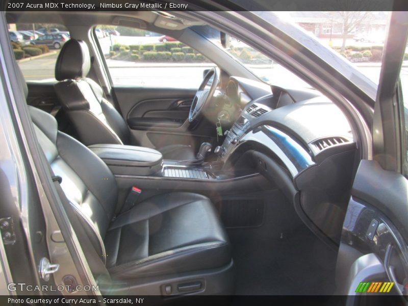 Nimbus Gray Metallic / Ebony 2007 Acura MDX Technology