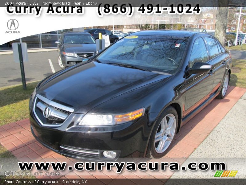 Nighthawk Black Pearl / Ebony 2007 Acura TL 3.2