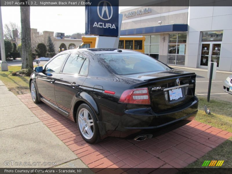 Nighthawk Black Pearl / Ebony 2007 Acura TL 3.2