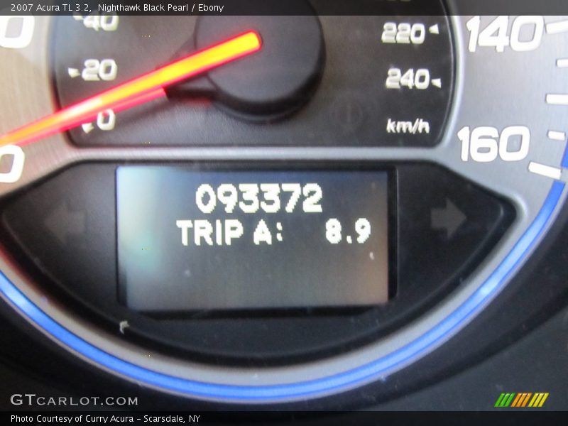 Nighthawk Black Pearl / Ebony 2007 Acura TL 3.2