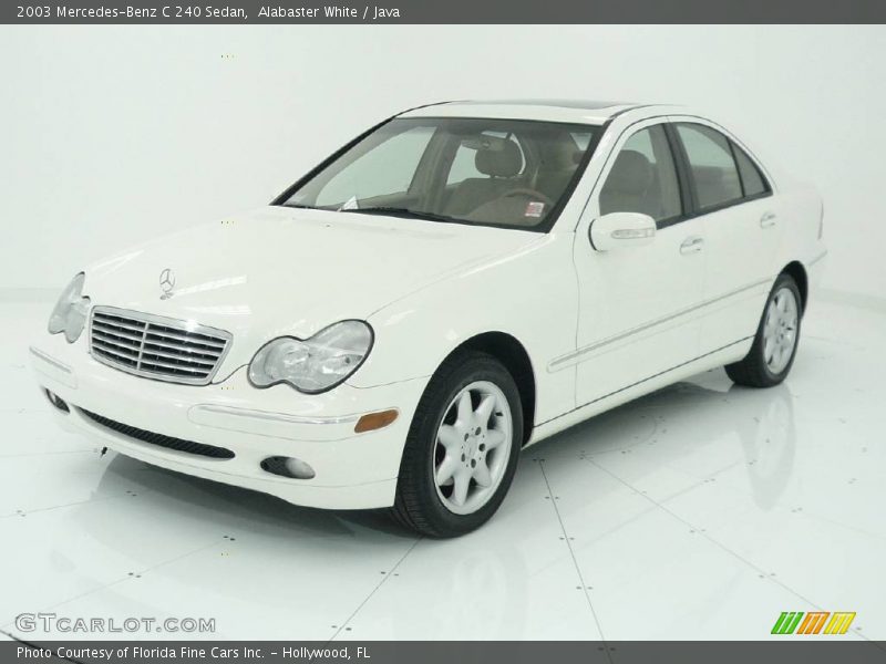 Alabaster White / Java 2003 Mercedes-Benz C 240 Sedan