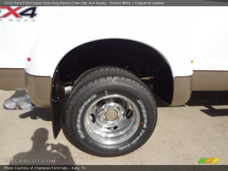 Oxford White / Chaparral Leather 2012 Ford F350 Super Duty King Ranch Crew Cab 4x4 Dually
