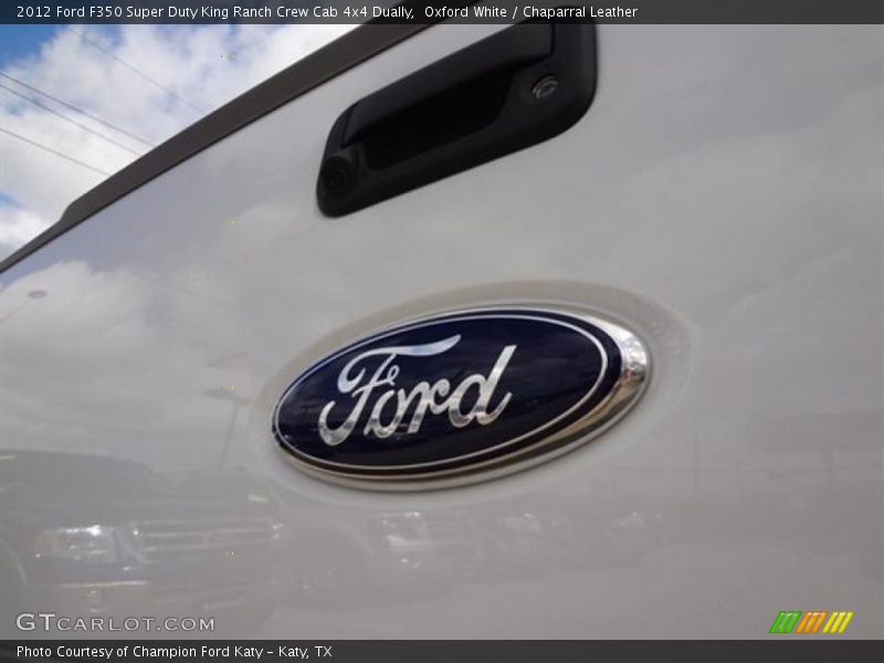 Oxford White / Chaparral Leather 2012 Ford F350 Super Duty King Ranch Crew Cab 4x4 Dually