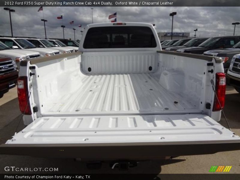 Oxford White / Chaparral Leather 2012 Ford F350 Super Duty King Ranch Crew Cab 4x4 Dually