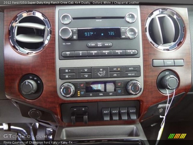 Controls of 2012 F350 Super Duty King Ranch Crew Cab 4x4 Dually