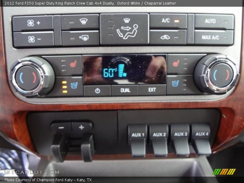 Controls of 2012 F350 Super Duty King Ranch Crew Cab 4x4 Dually