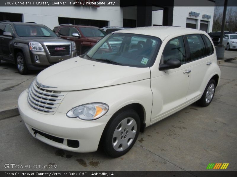 Cool Vanilla White / Pastel Slate Gray 2007 Chrysler PT Cruiser