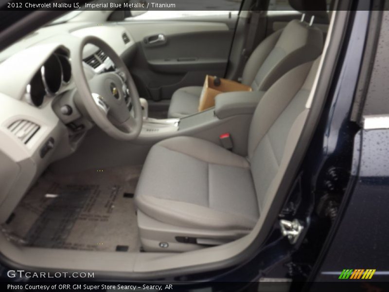 Imperial Blue Metallic / Titanium 2012 Chevrolet Malibu LS