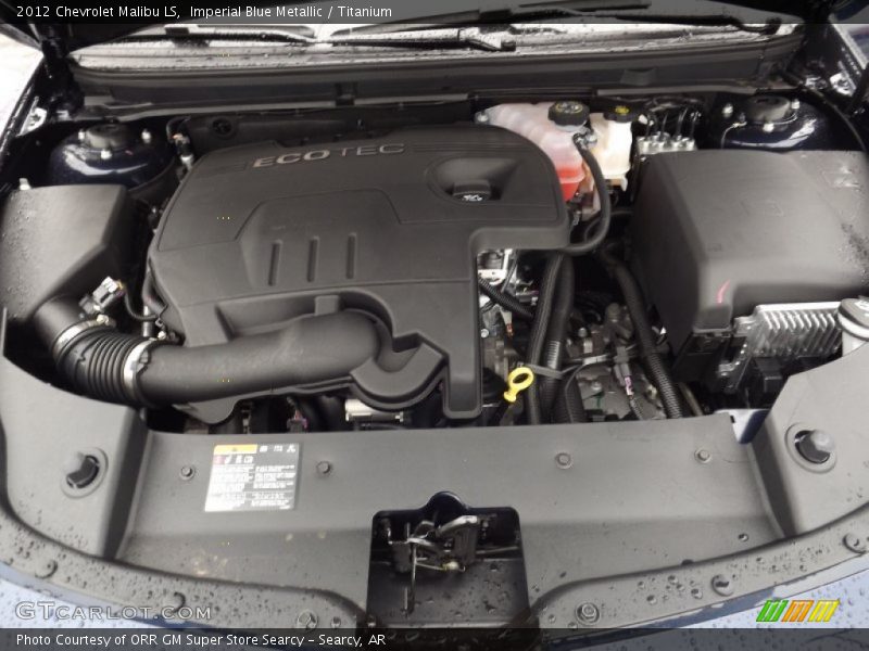Imperial Blue Metallic / Titanium 2012 Chevrolet Malibu LS