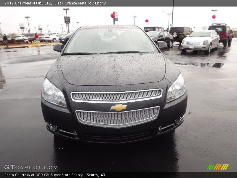 Black Granite Metallic / Ebony 2012 Chevrolet Malibu LTZ