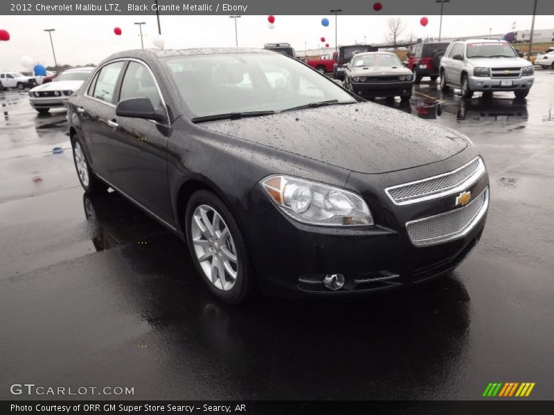Black Granite Metallic / Ebony 2012 Chevrolet Malibu LTZ