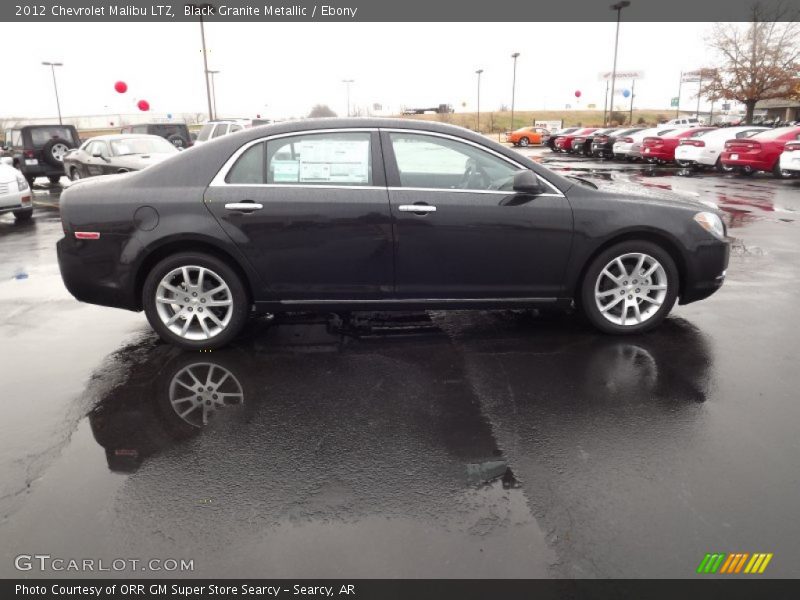 Black Granite Metallic / Ebony 2012 Chevrolet Malibu LTZ