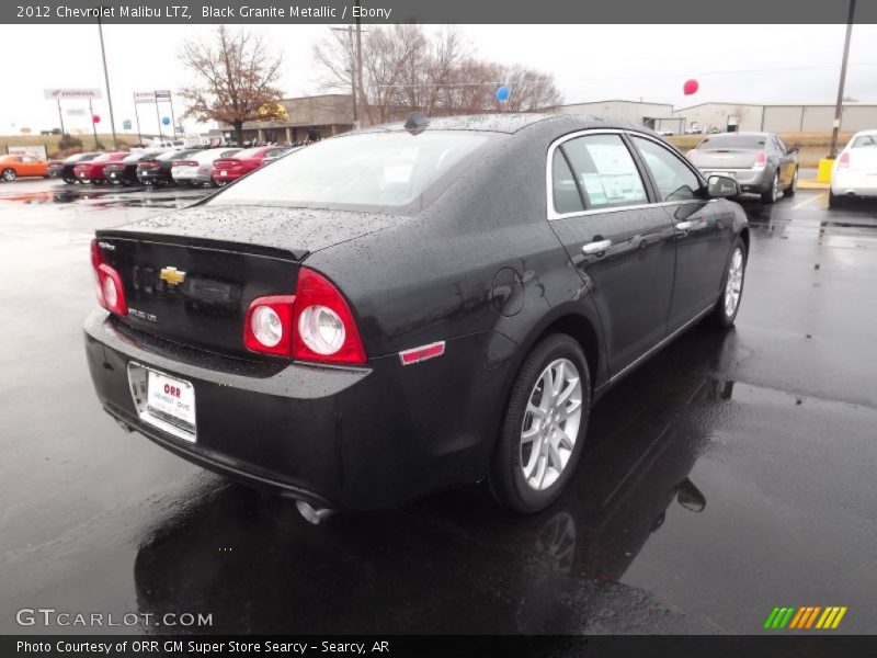 Black Granite Metallic / Ebony 2012 Chevrolet Malibu LTZ