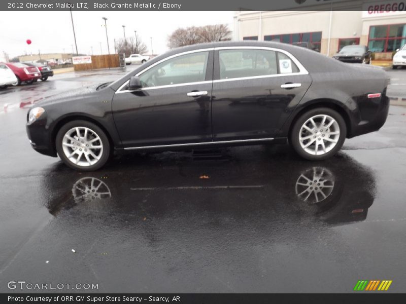 Black Granite Metallic / Ebony 2012 Chevrolet Malibu LTZ