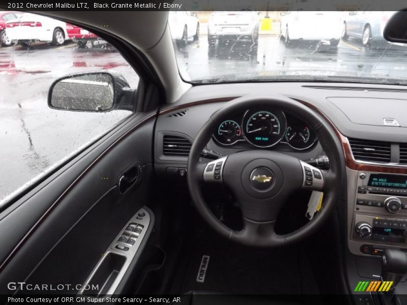 Black Granite Metallic / Ebony 2012 Chevrolet Malibu LTZ