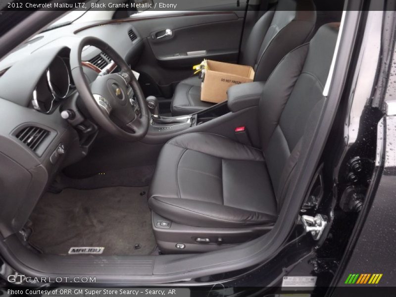 Black Granite Metallic / Ebony 2012 Chevrolet Malibu LTZ