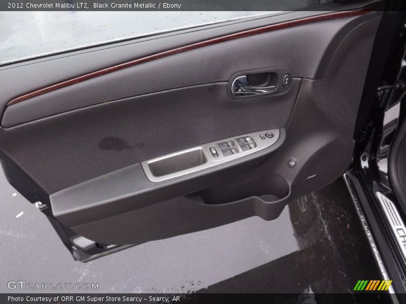 Black Granite Metallic / Ebony 2012 Chevrolet Malibu LTZ