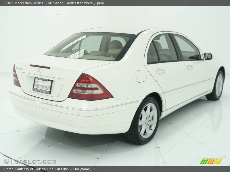 Alabaster White / Java 2003 Mercedes-Benz C 240 Sedan