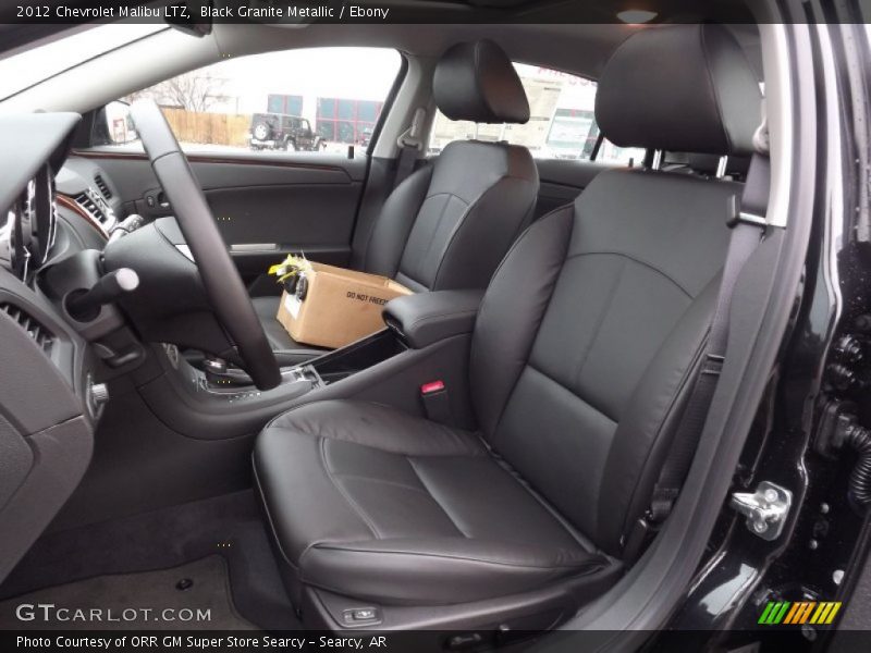 Black Granite Metallic / Ebony 2012 Chevrolet Malibu LTZ