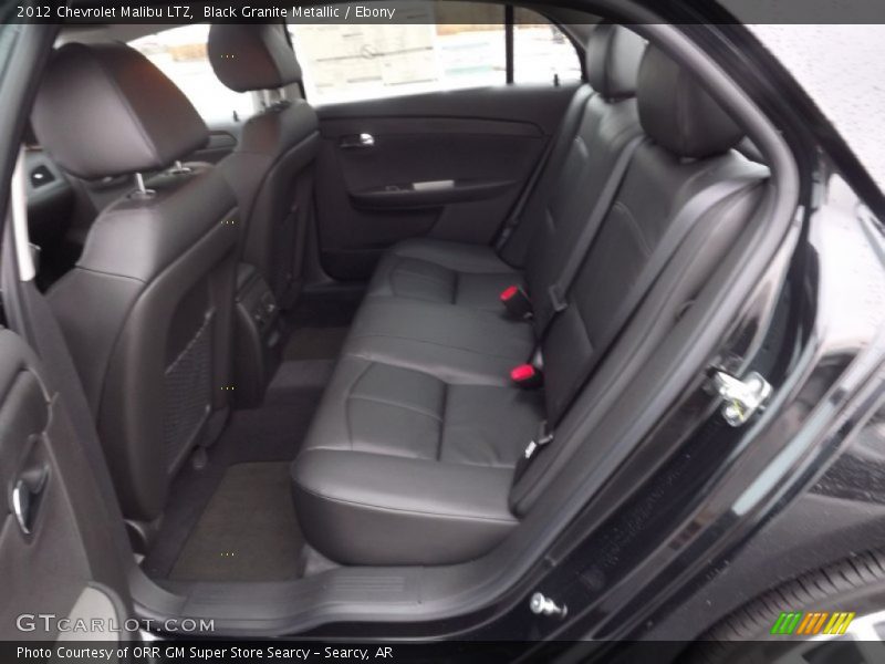 Black Granite Metallic / Ebony 2012 Chevrolet Malibu LTZ