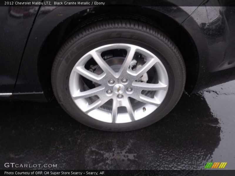 Black Granite Metallic / Ebony 2012 Chevrolet Malibu LTZ