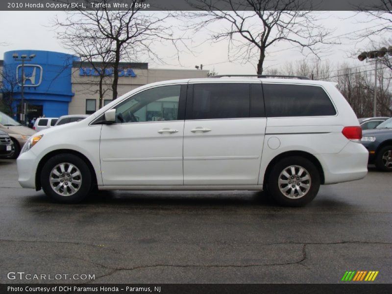 Taffeta White / Beige 2010 Honda Odyssey EX-L