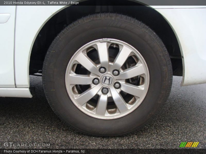 Taffeta White / Beige 2010 Honda Odyssey EX-L