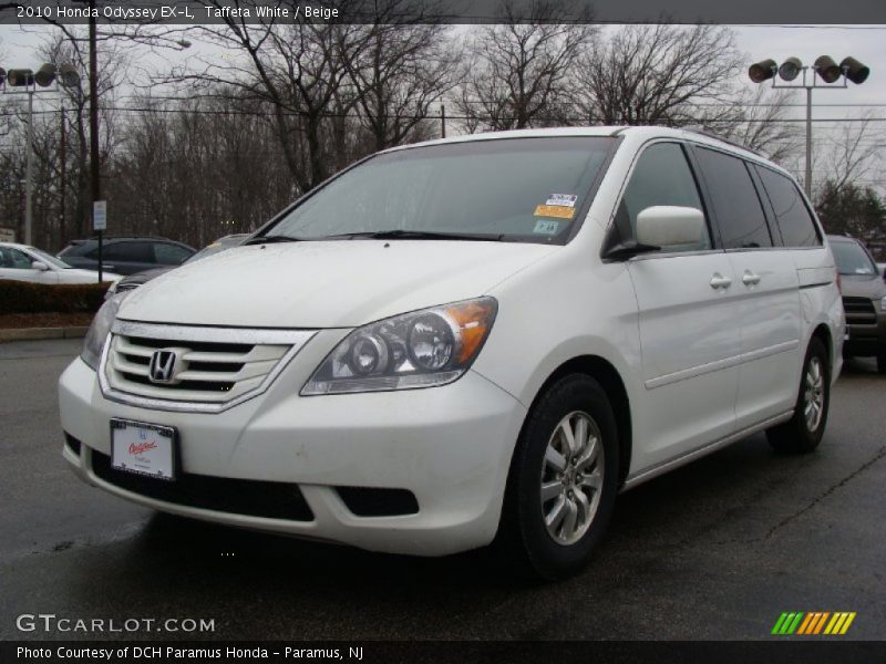 Taffeta White / Beige 2010 Honda Odyssey EX-L