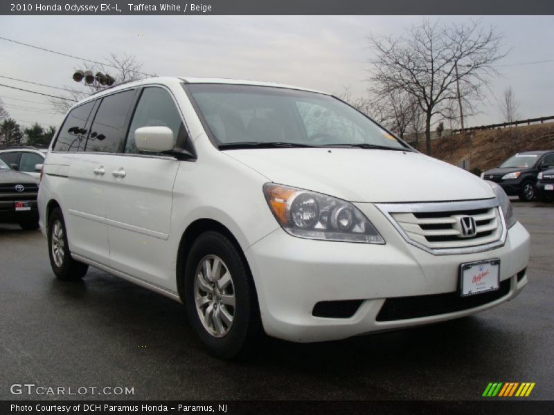 Taffeta White / Beige 2010 Honda Odyssey EX-L